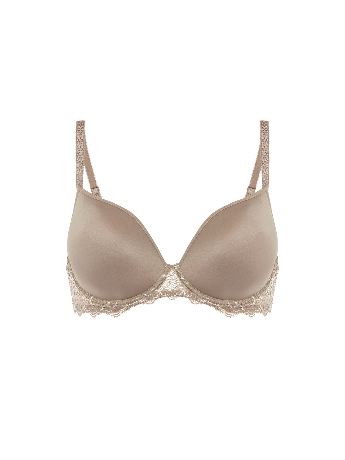 Soutien-gorge spacer décolleté plongeant - Grège