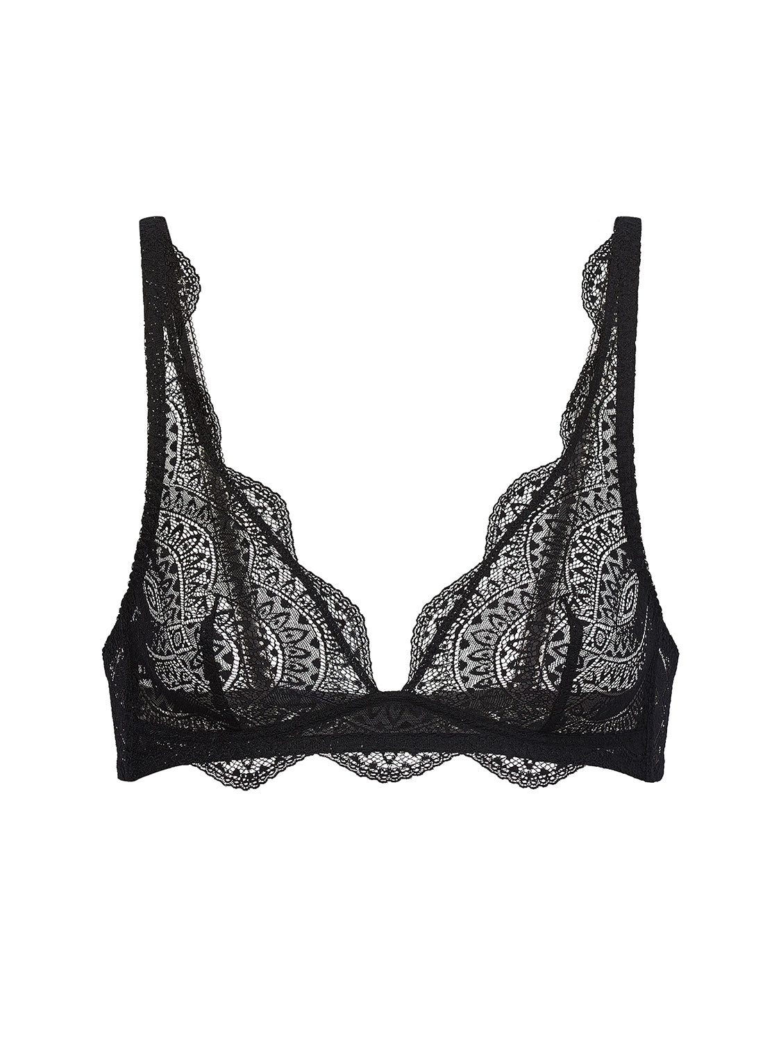 Soutien-gorge triangle sans-armatures - Noir