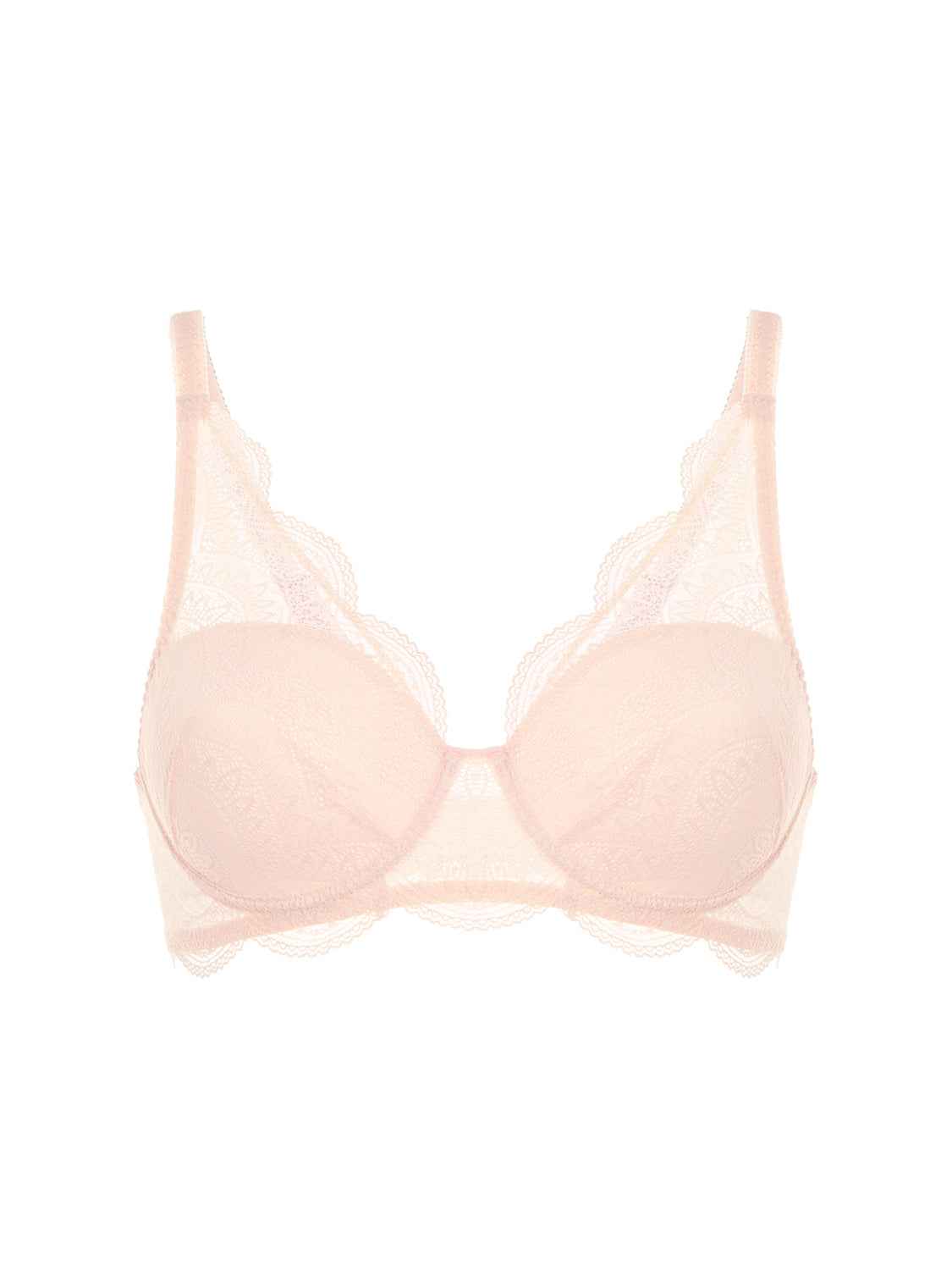 Soutien-gorge décolleté carré en spacer 3D - Poudre pétale