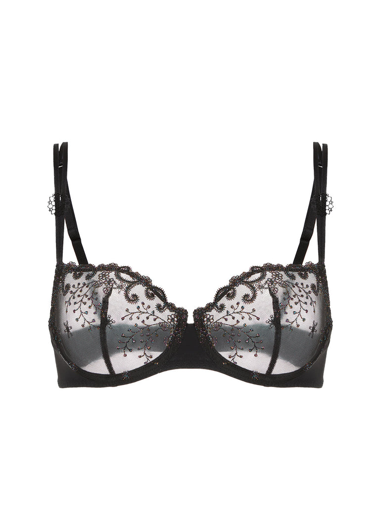 Soutien-gorge corbeille - Noir Gem