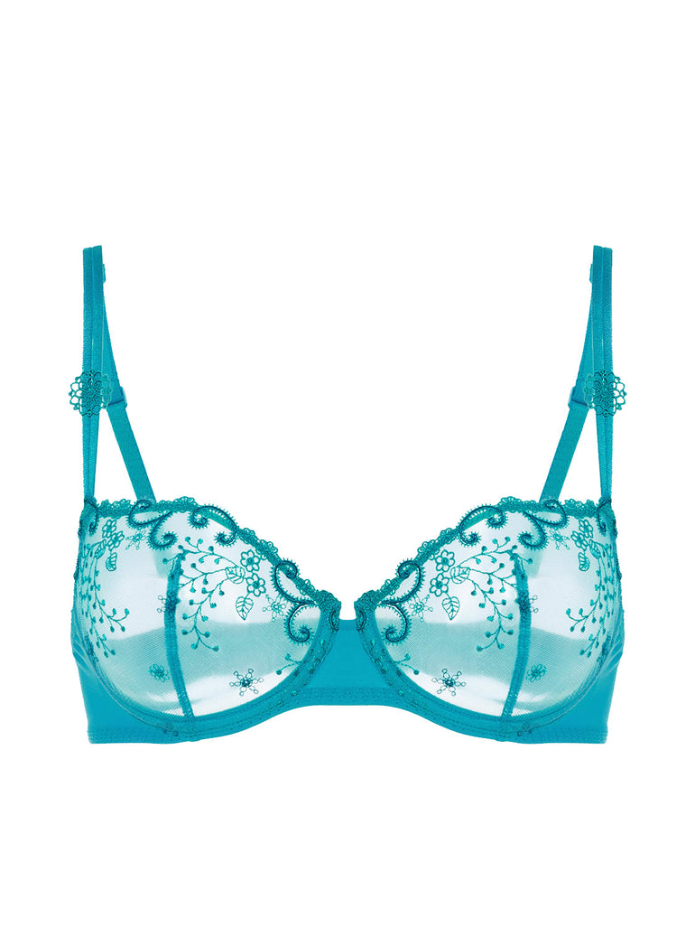 Soutien-gorge corbeille - Bleu Atoll