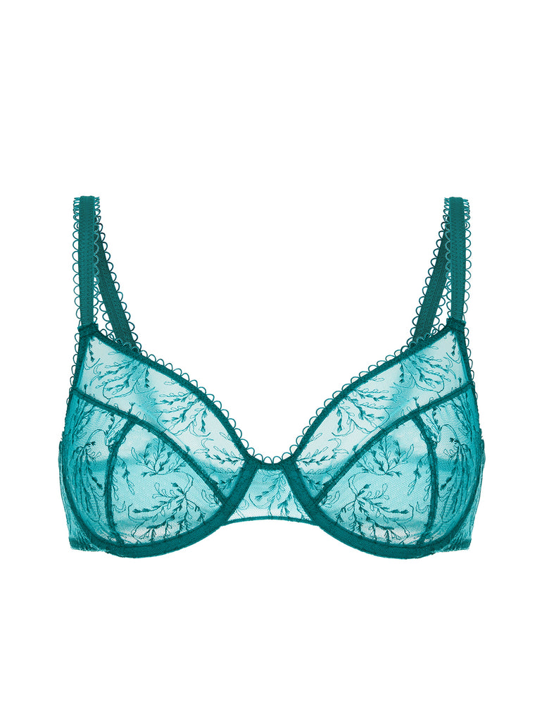Soutien-gorge emboitant - Vert émeraude