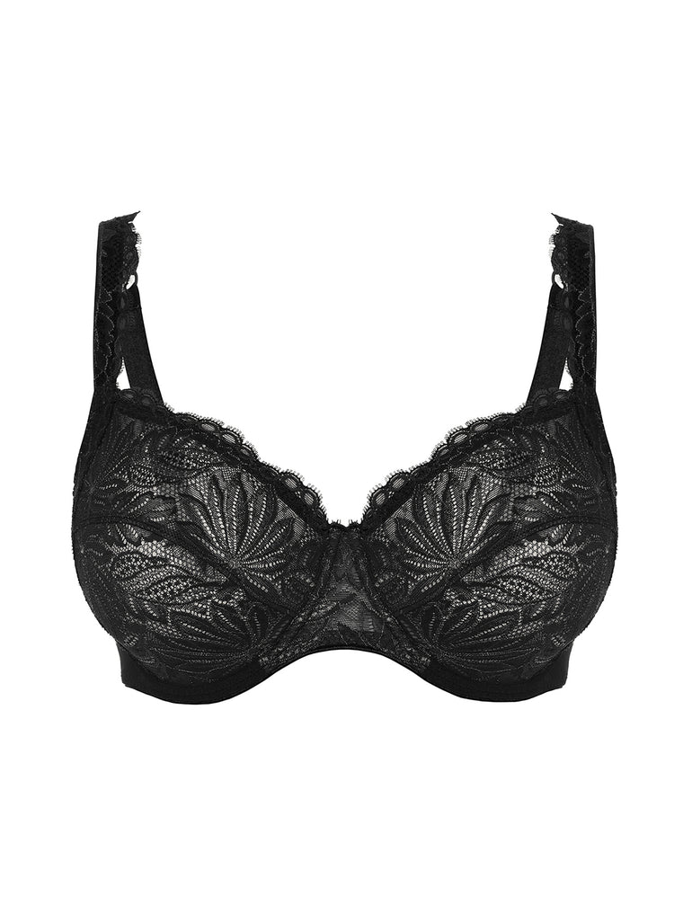 Soutien-gorge avec armature decollete carre - Noir