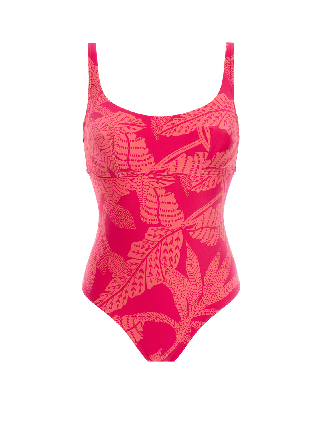 Maillot de bain 1 pièce de bain avec armatures - Imprimé Bright Rose