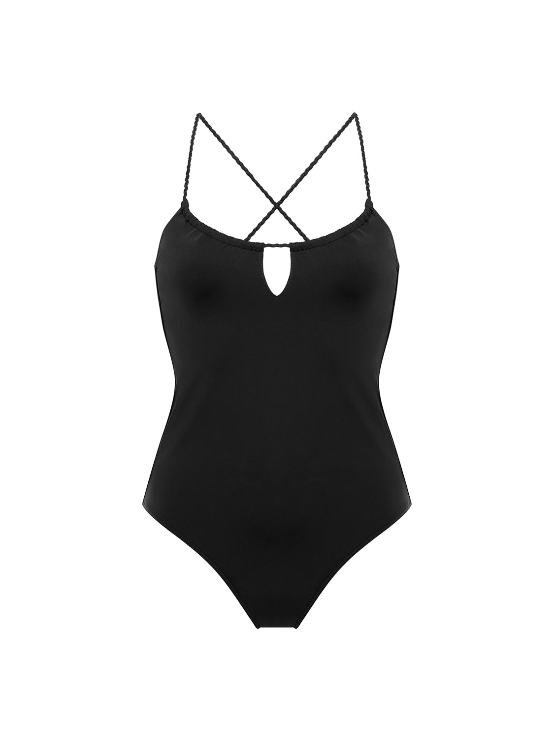 Maillot de bain 1 pièce sans armature - Noir