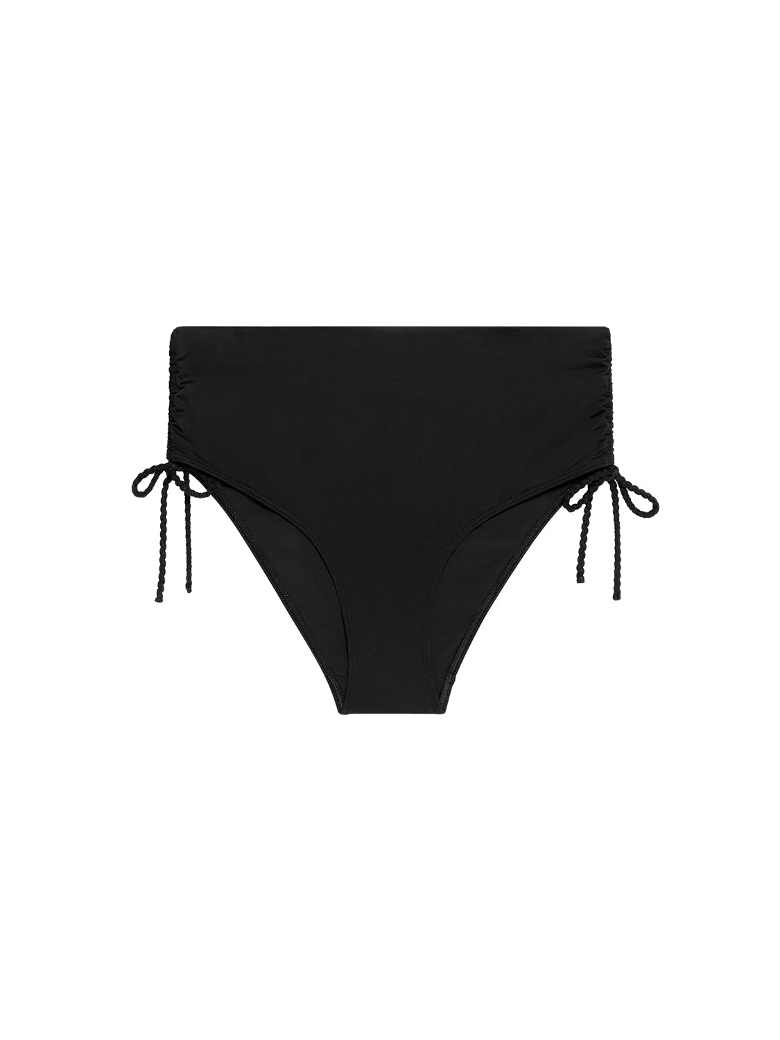 Culotte de bain taille haute - Noir