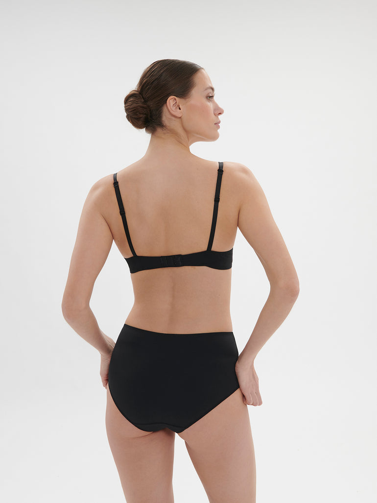 Soutien-gorge corbeille - Noir Gem