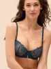 Soutien-gorge corbeille - Bleu Prestige