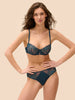 Soutien-gorge corbeille - Bleu Prestige