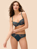 Soutien-gorge corbeille - Bleu Prestige