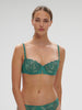 Soutien-gorge corbeille - Vert Garden