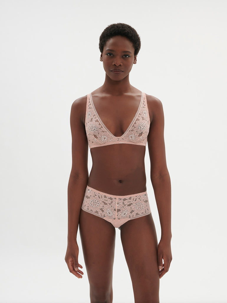 Soutien-gorge triangle sans-armatures - Rose Ballet