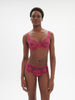 Soutien-gorge avec armature décolleté plongeant - Rose disco