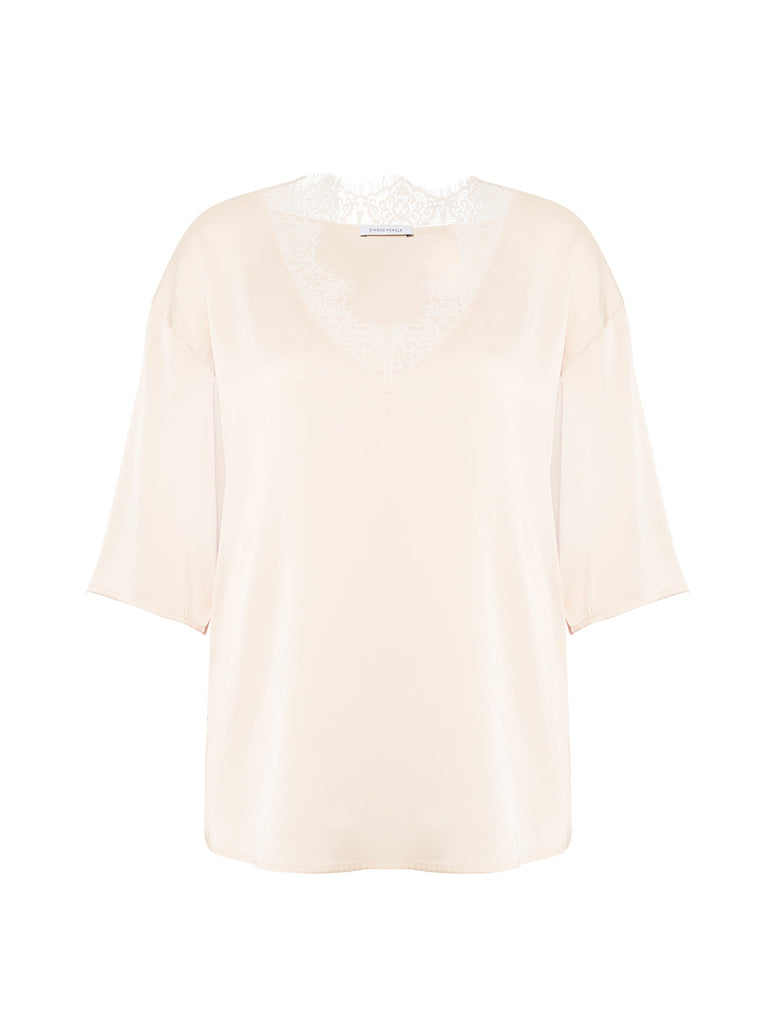 Top manches 3/4 - Rose sakura