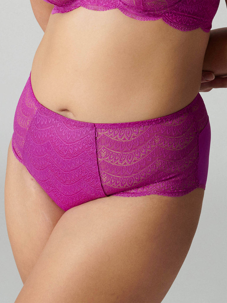 Culotte taille haute - Bougainvillier