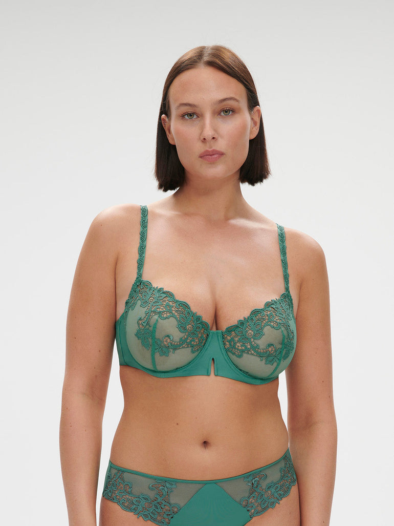 Soutien-gorge corbeille - Vert Garden