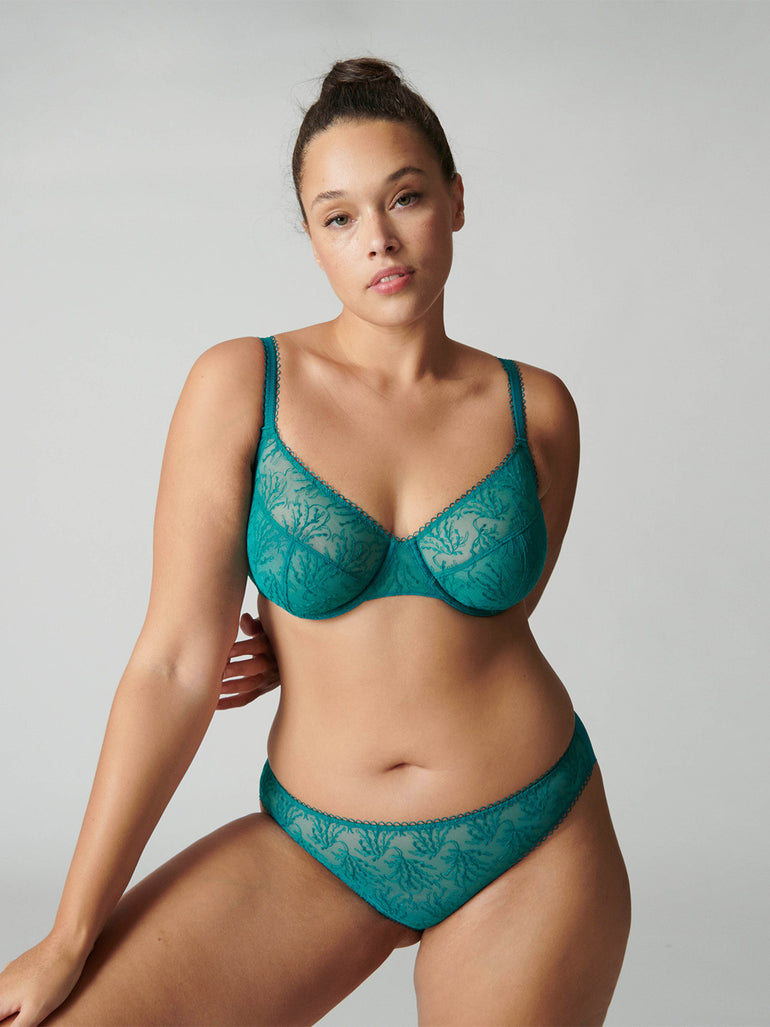 Soutien-gorge emboitant - Vert émeraude