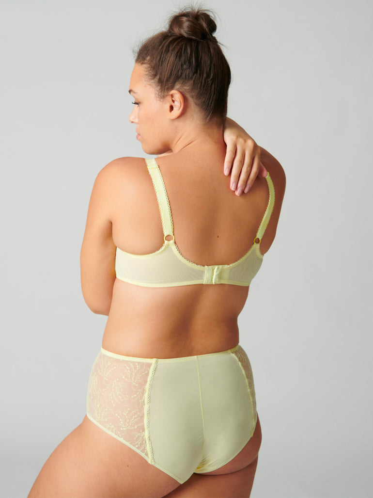 Soutien-gorge emboitant pour poitrine généreuse - Jaune Yuzu