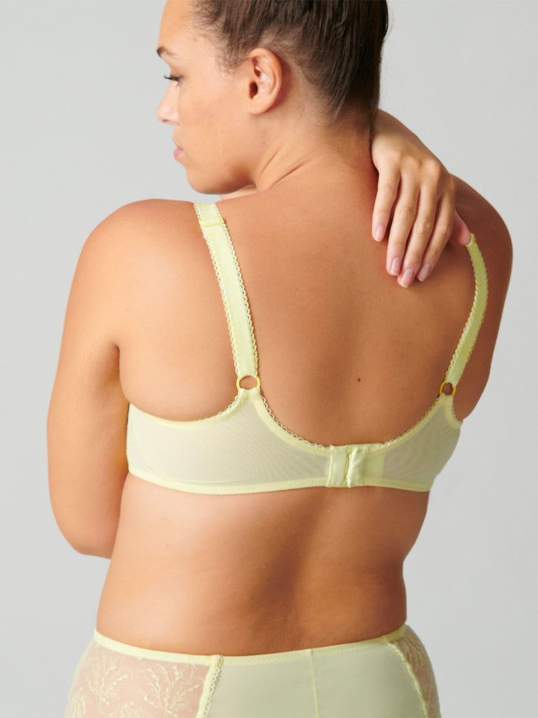 Soutien-gorge emboitant pour poitrine généreuse - Jaune Yuzu