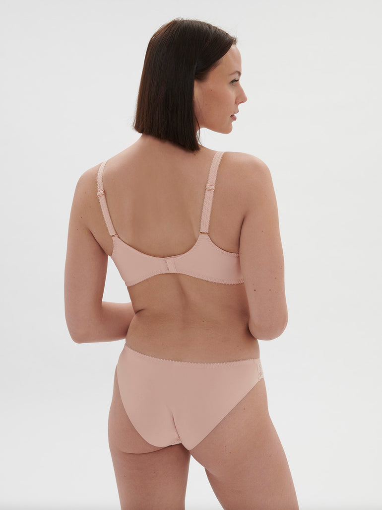 Soutien-gorge avec armature décolleté carré - Rose Ballet
